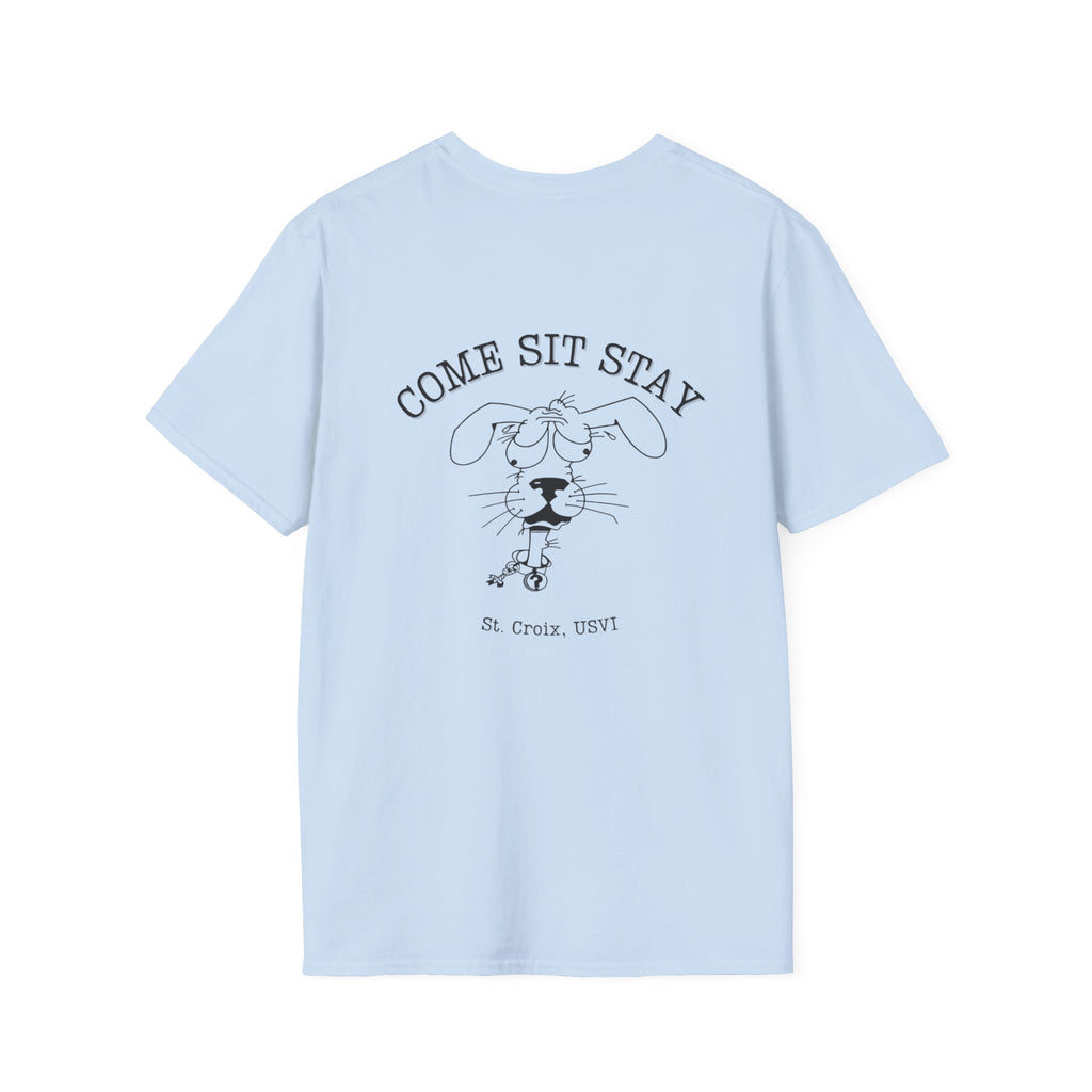 Come Sit Stay Dog Retro Lost Dog Shirt