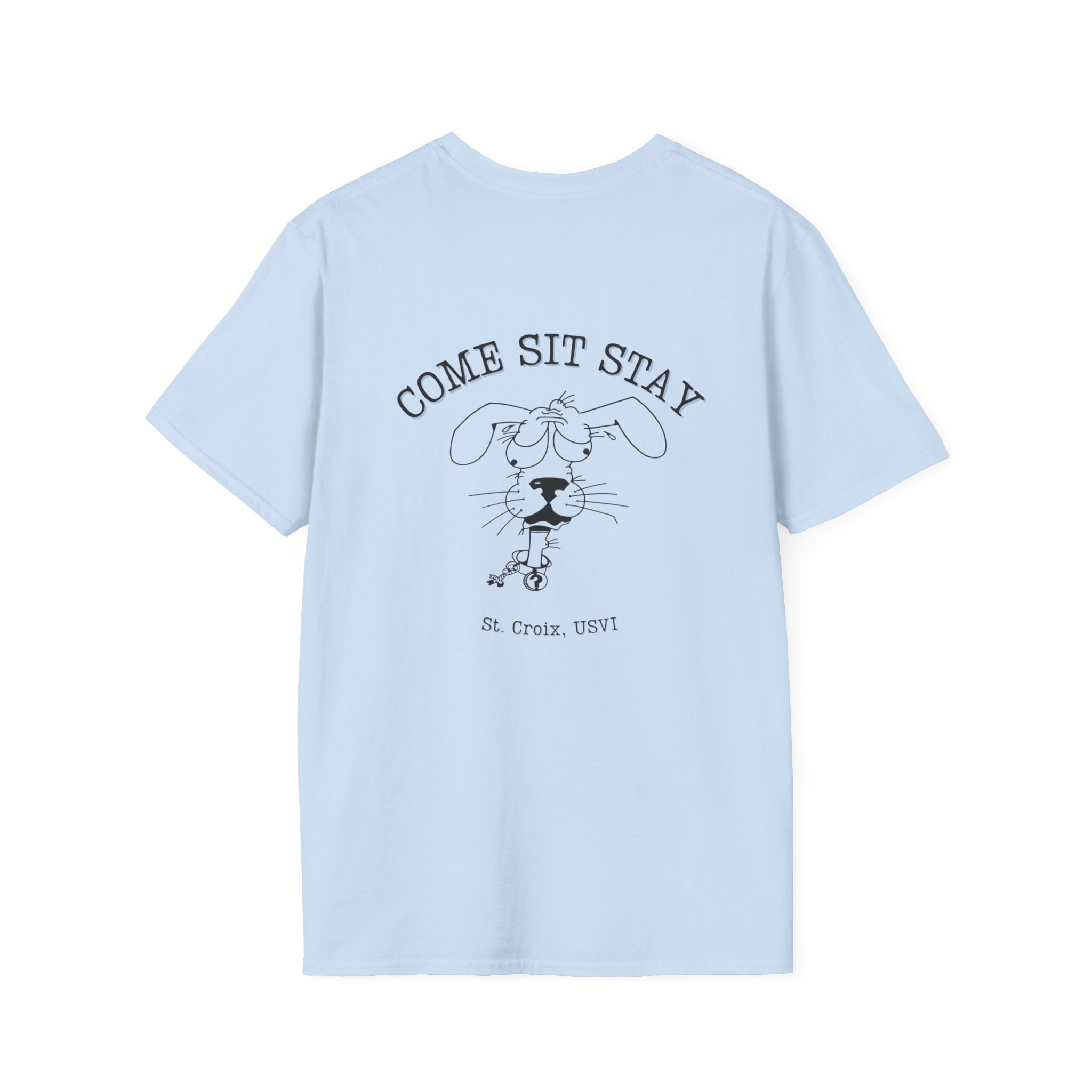 Come Sit Stay Dog Retro Lost Dog Shirt