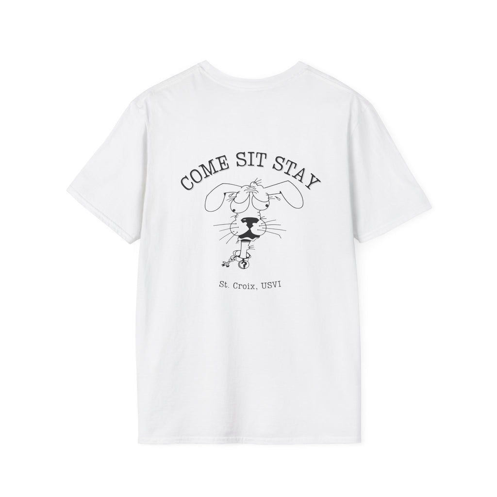 Come Sit Stay Dog Retro Lost Dog Shirt