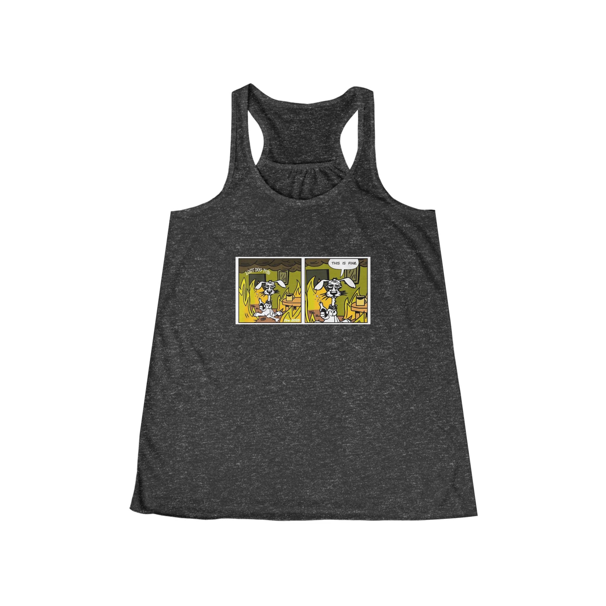 This is Fine Ladies Flowy Tank