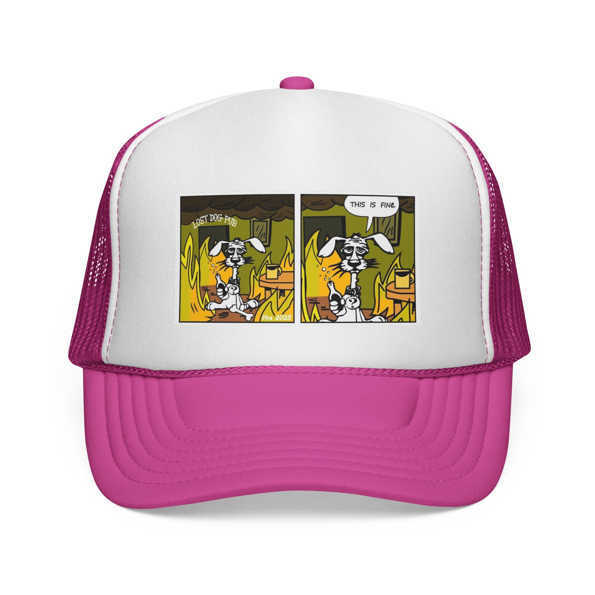 This Is Fine Trucker Hat