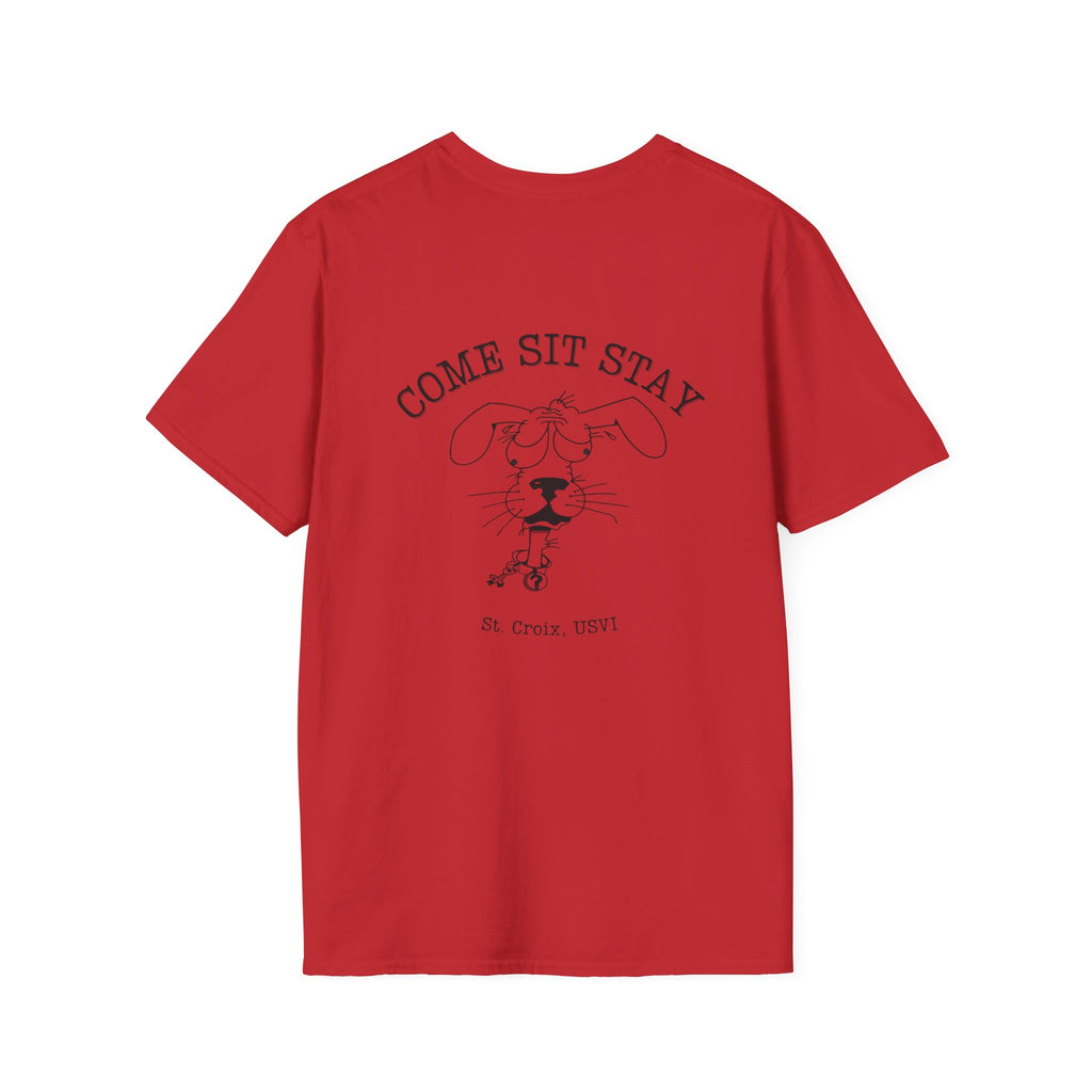 Come Sit Stay Dog Retro Lost Dog Shirt