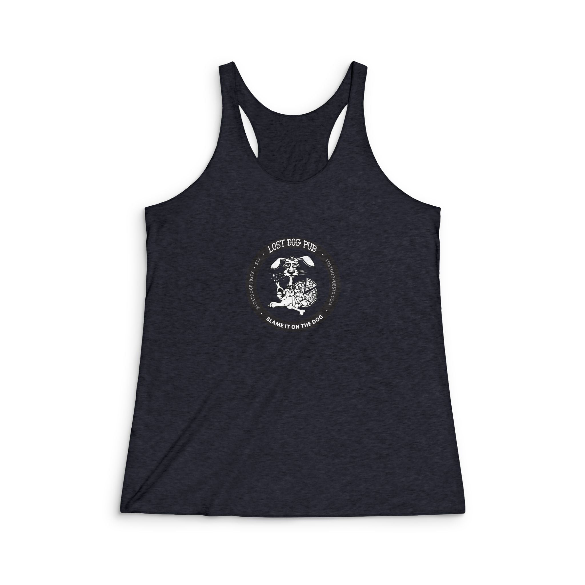 Lost Dog Logo Ladies Racerback Tank