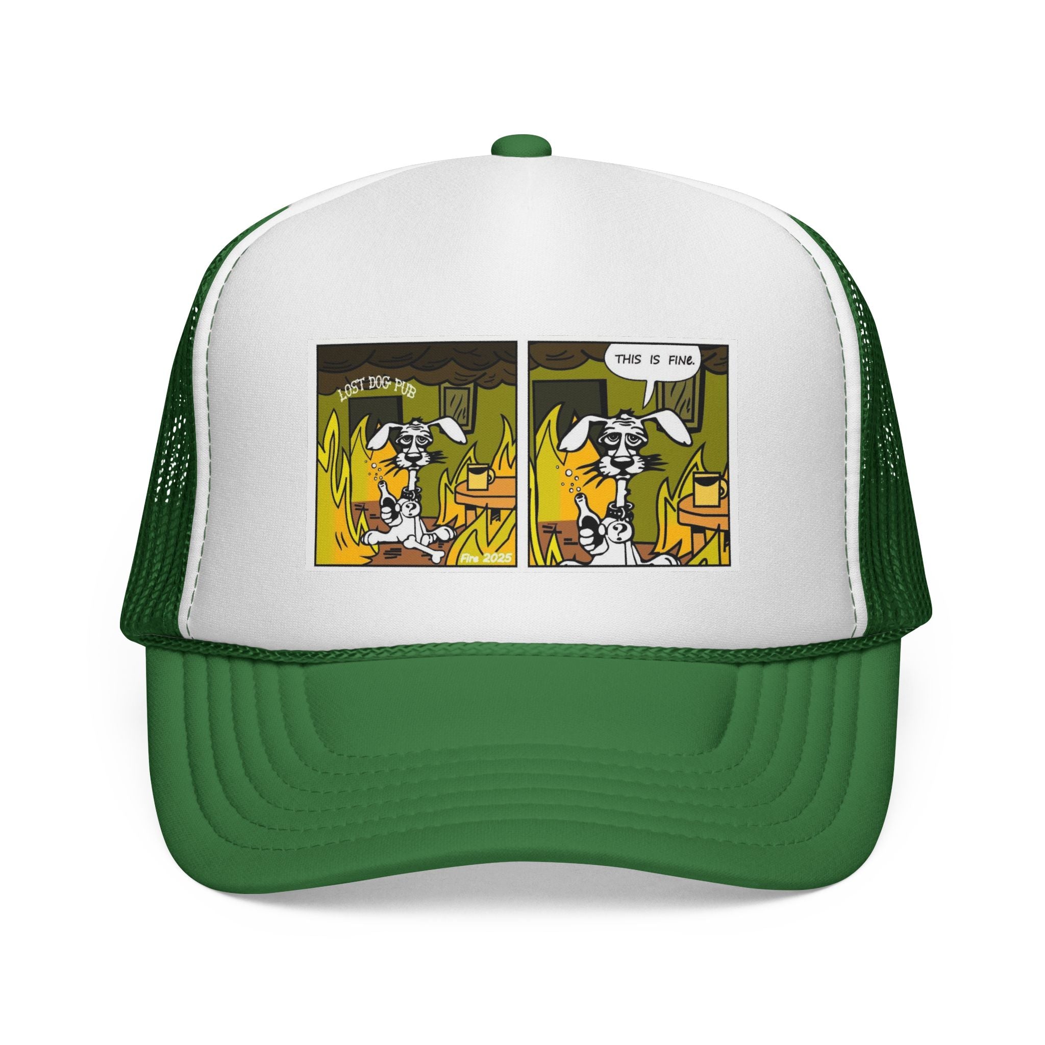 This Is Fine Trucker Hat