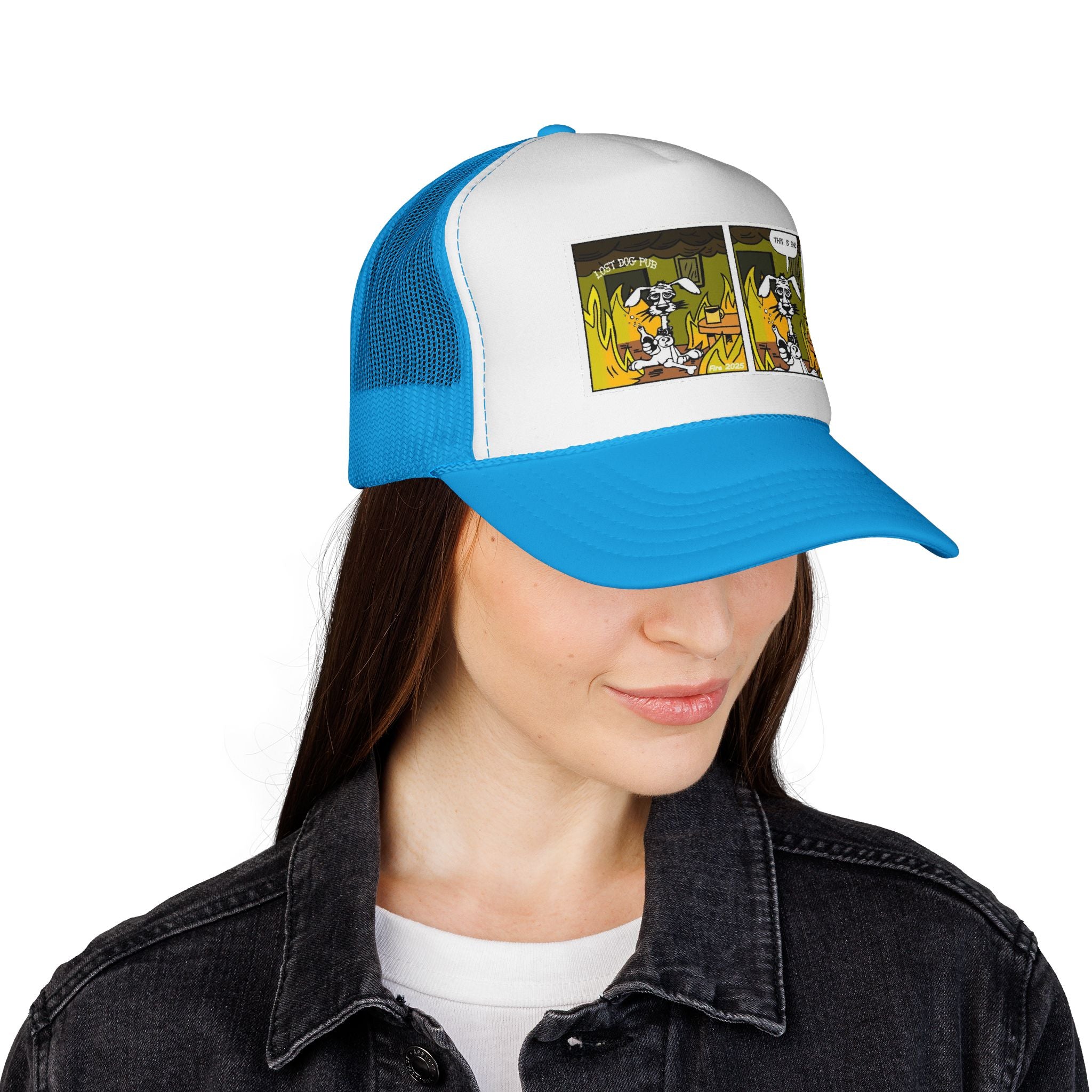 This Is Fine Trucker Hat