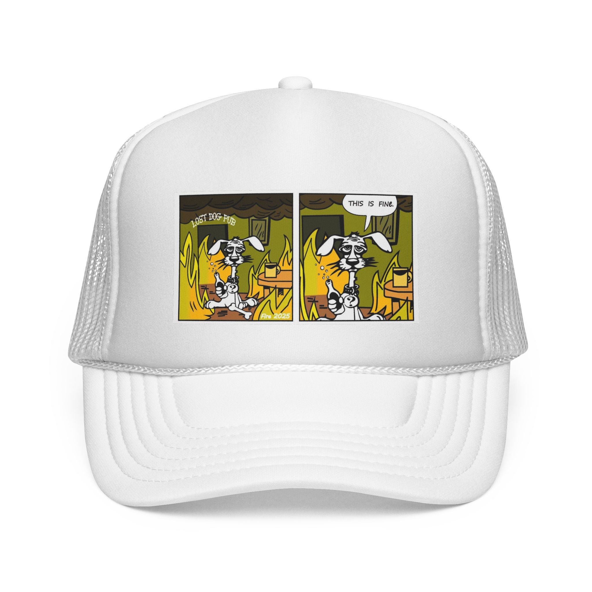 This Is Fine Trucker Hat