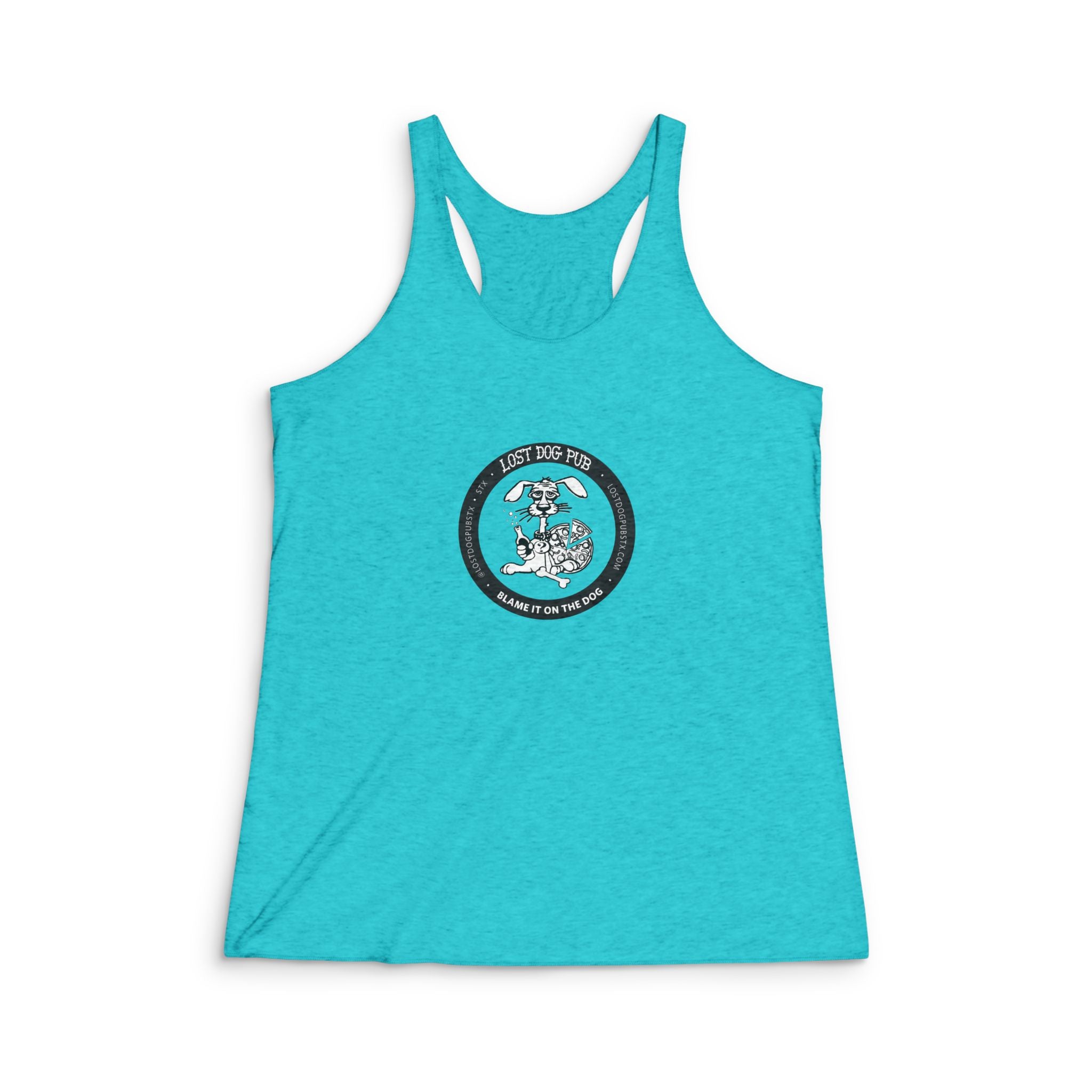 Lost Dog Logo Ladies Racerback Tank