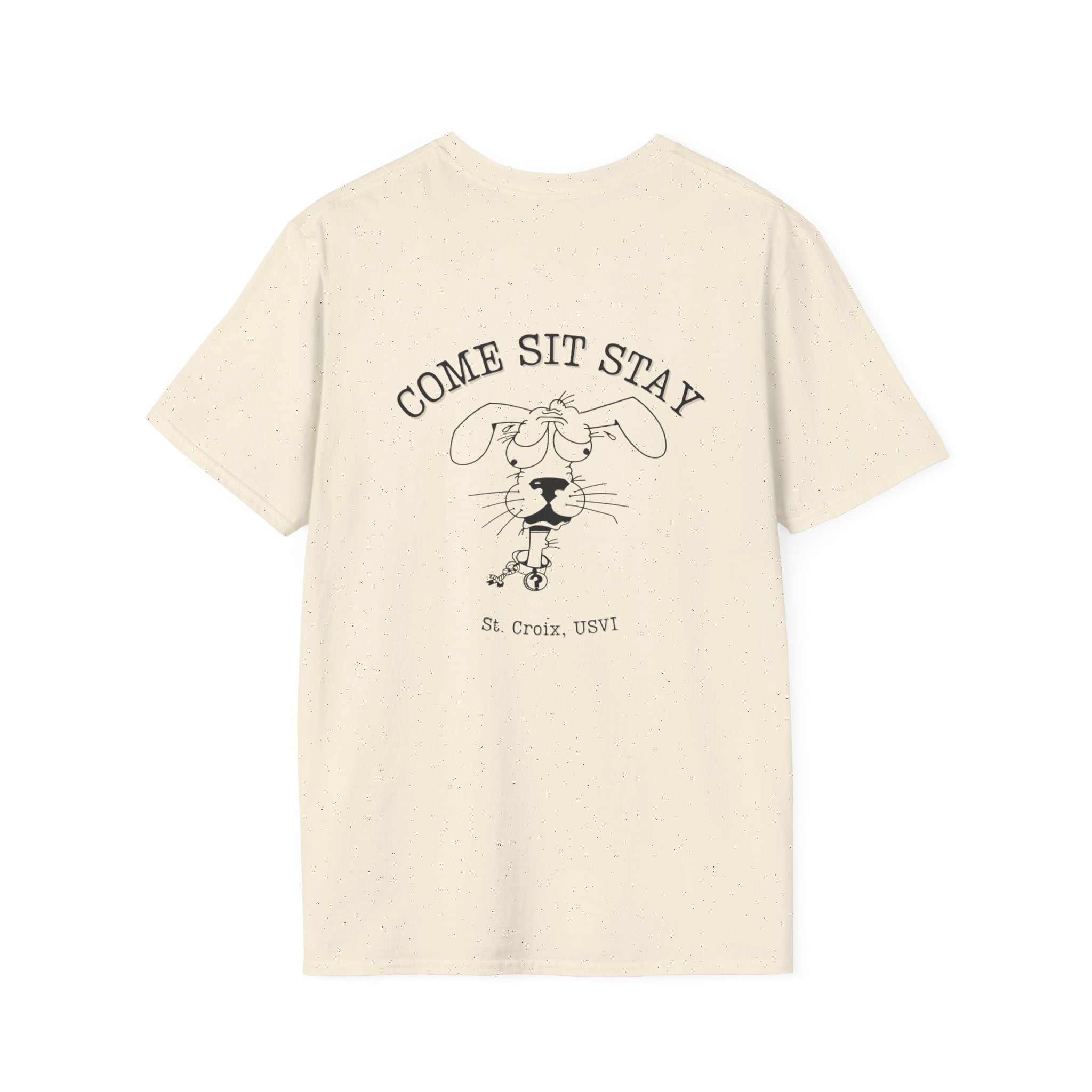Come Sit Stay Dog Retro Lost Dog Shirt