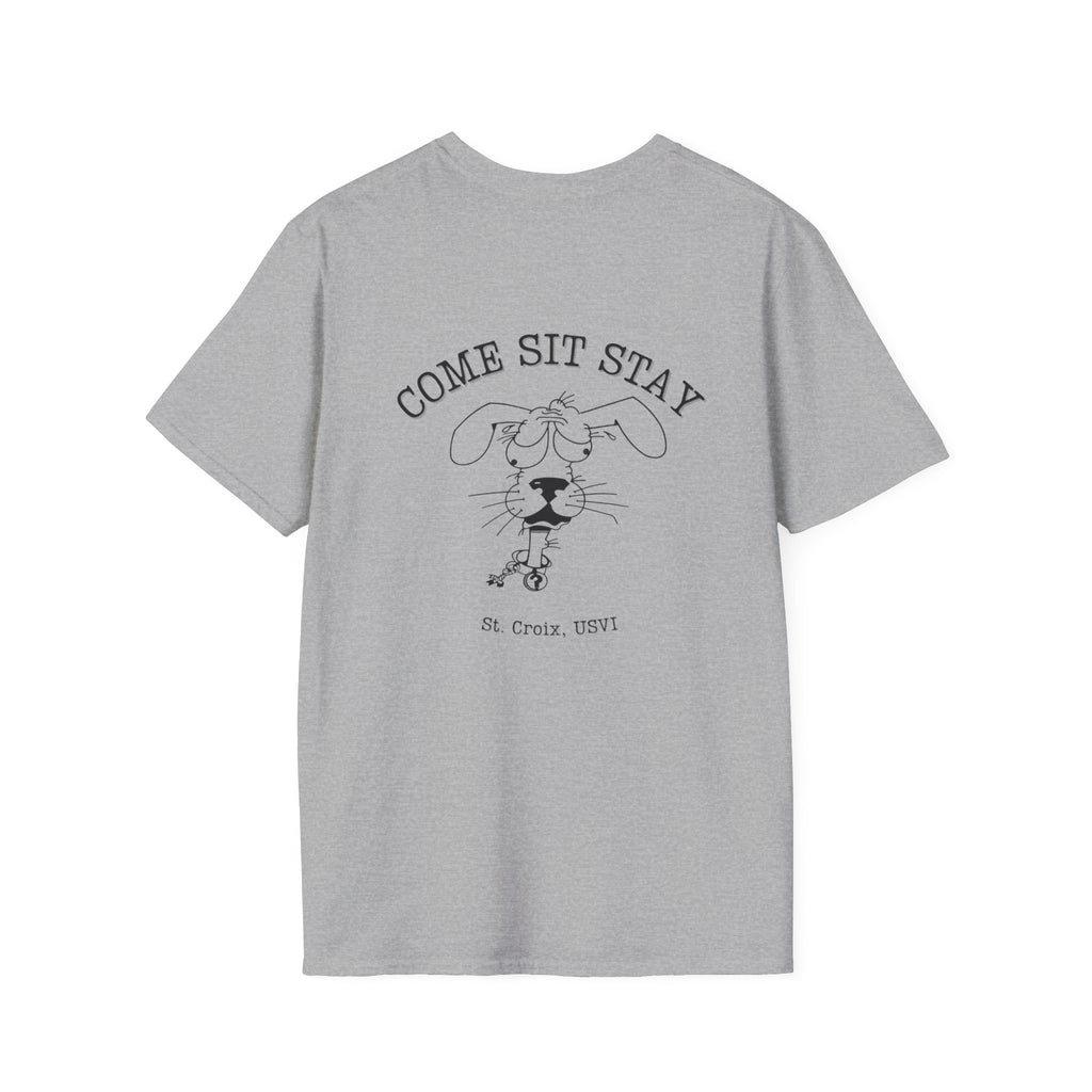 Come Sit Stay Dog Retro Lost Dog Shirt
