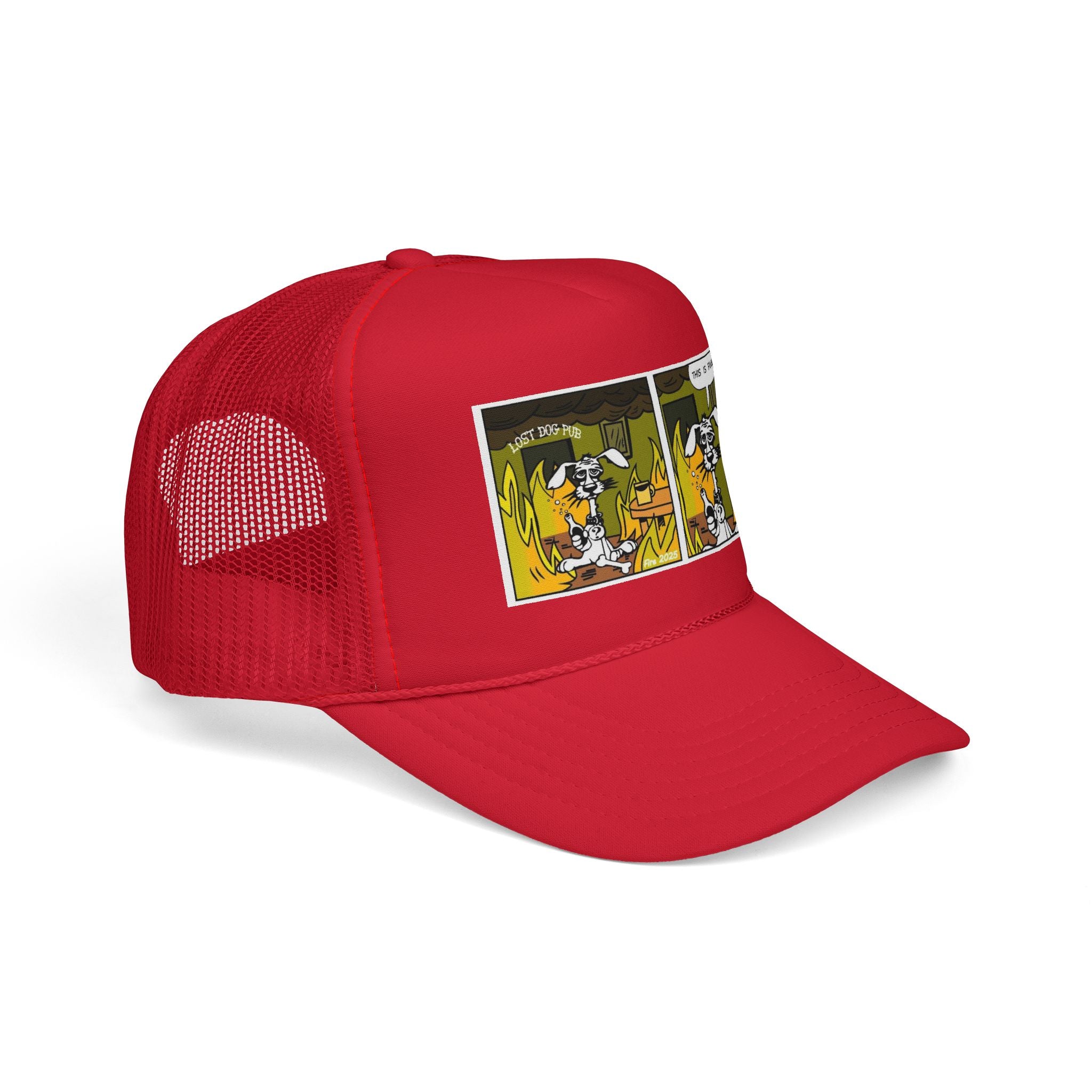 This Is Fine Trucker Hat