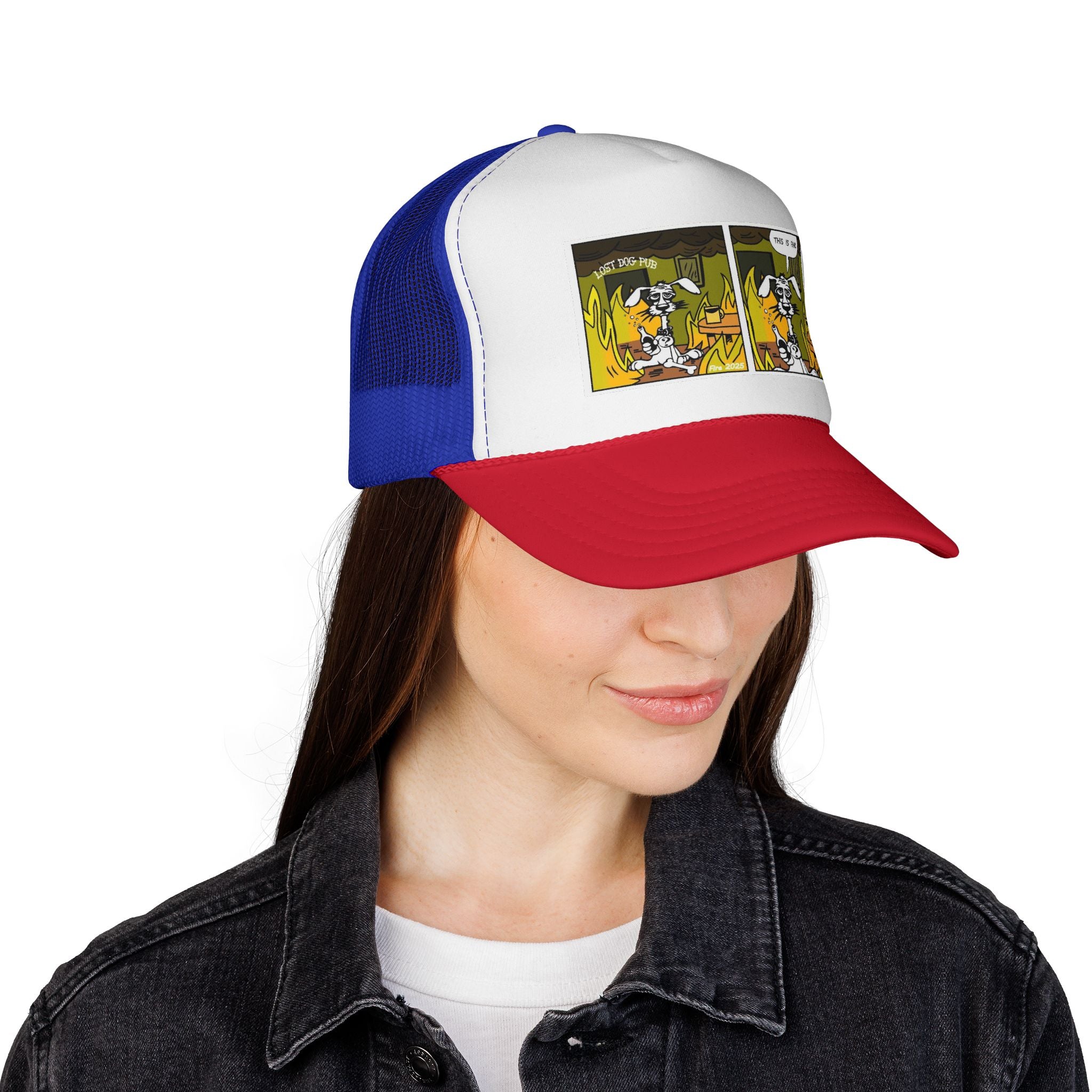 This Is Fine Trucker Hat