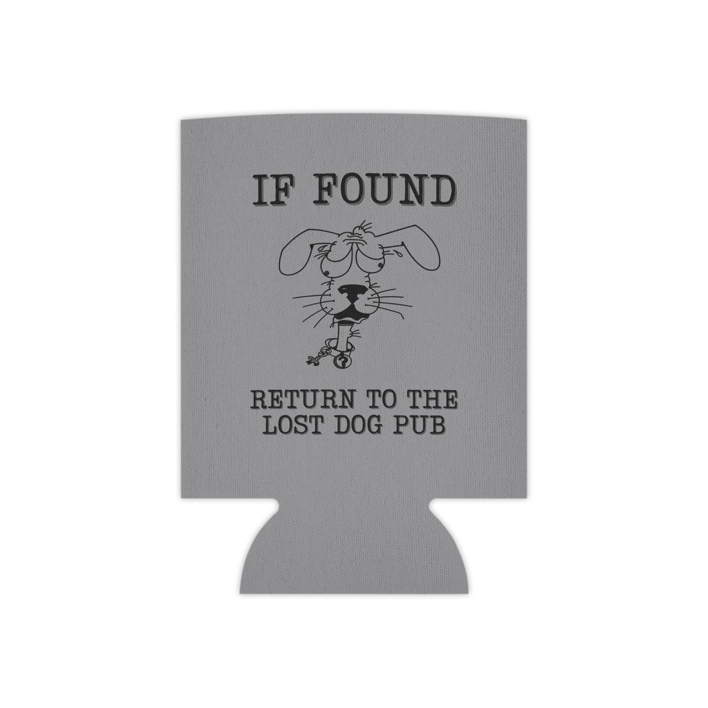 Grey If Found Koozie