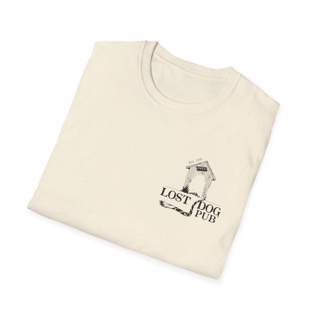 Come Sit Stay Dog Retro Lost Dog Shirt