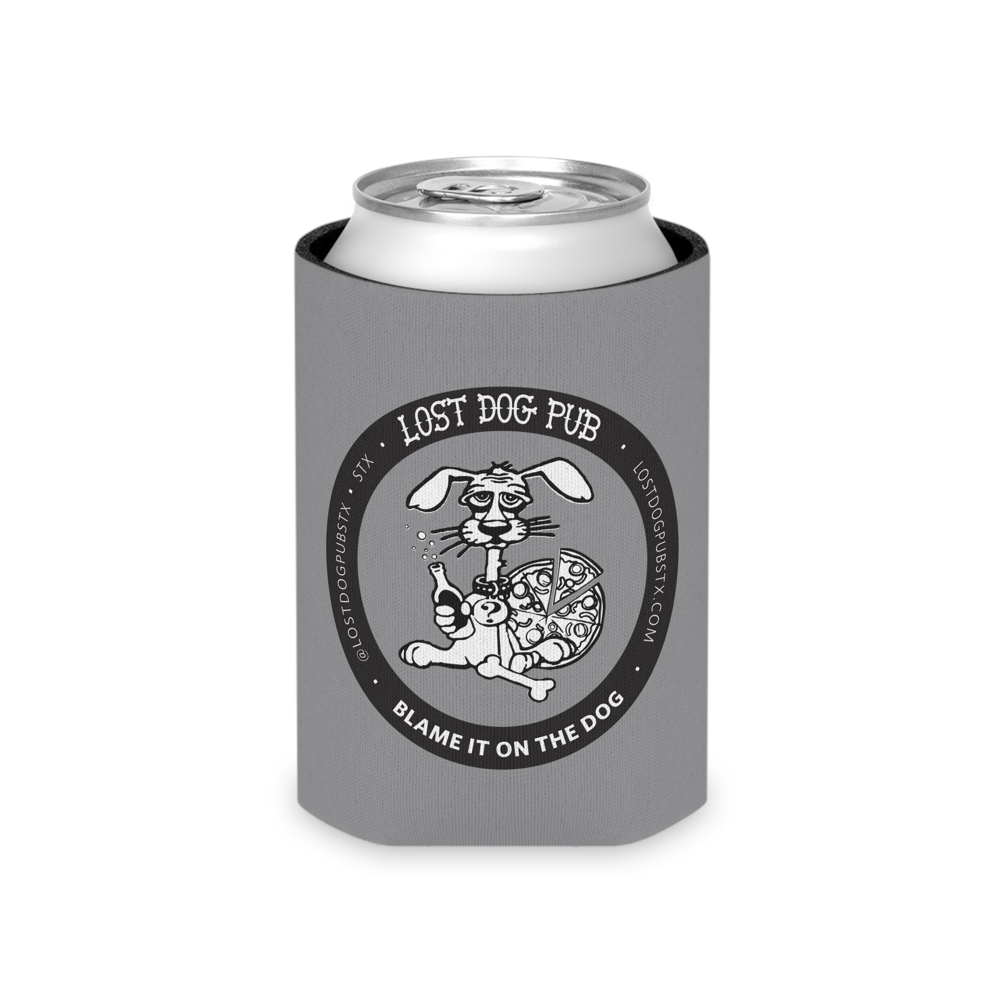 Grey This is Fine Koozie