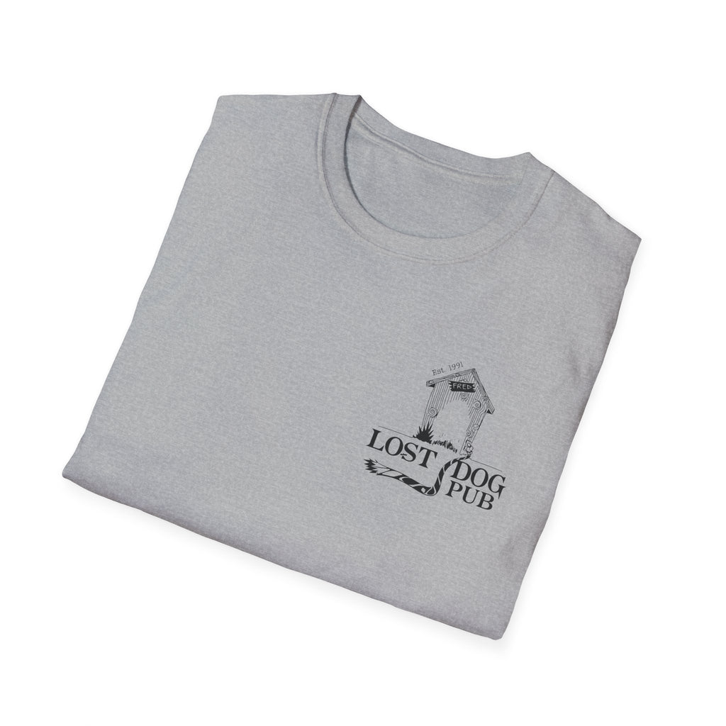 Come Sit Stay Dog Retro Lost Dog Shirt