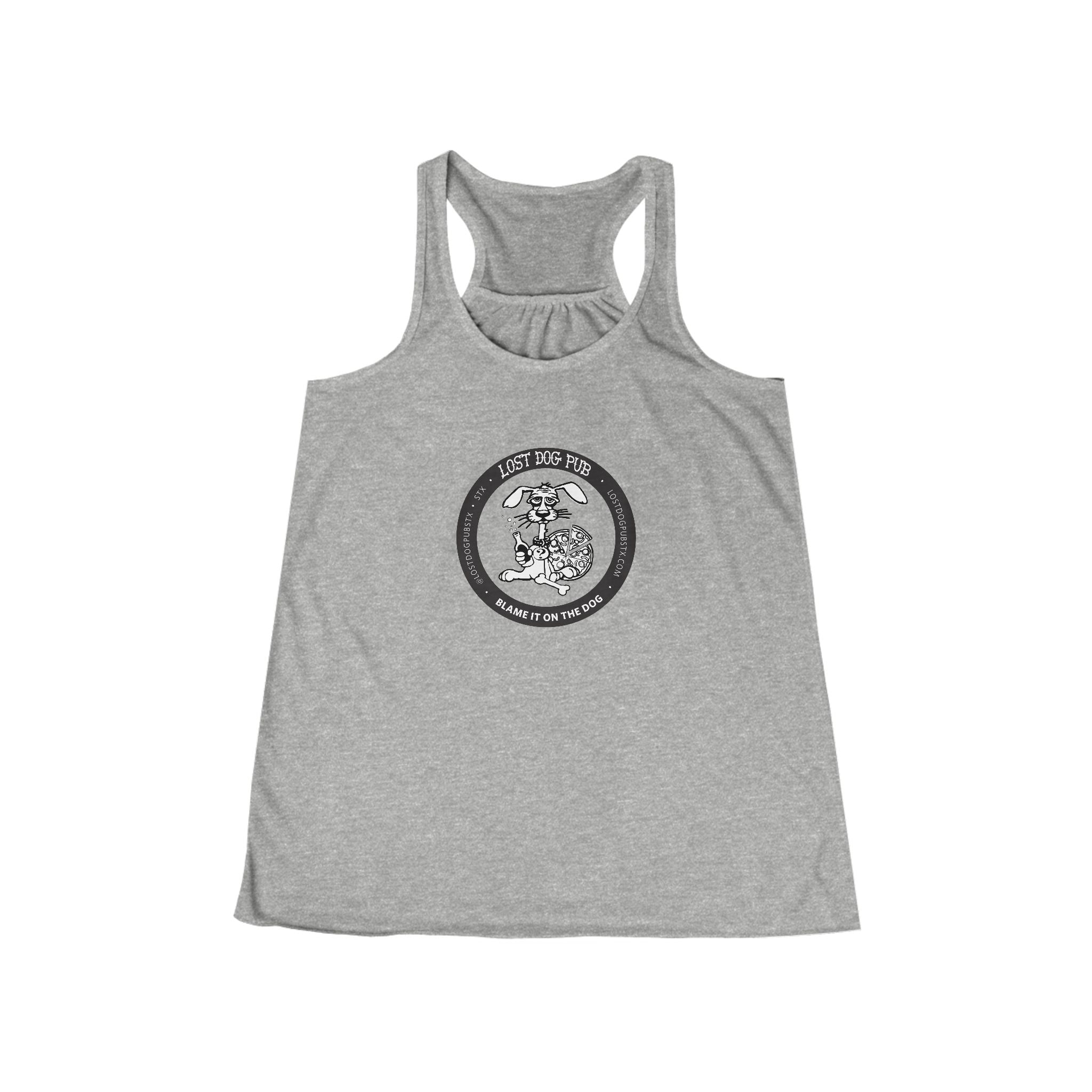 Lost Dog Logo Ladies Flowy Tank