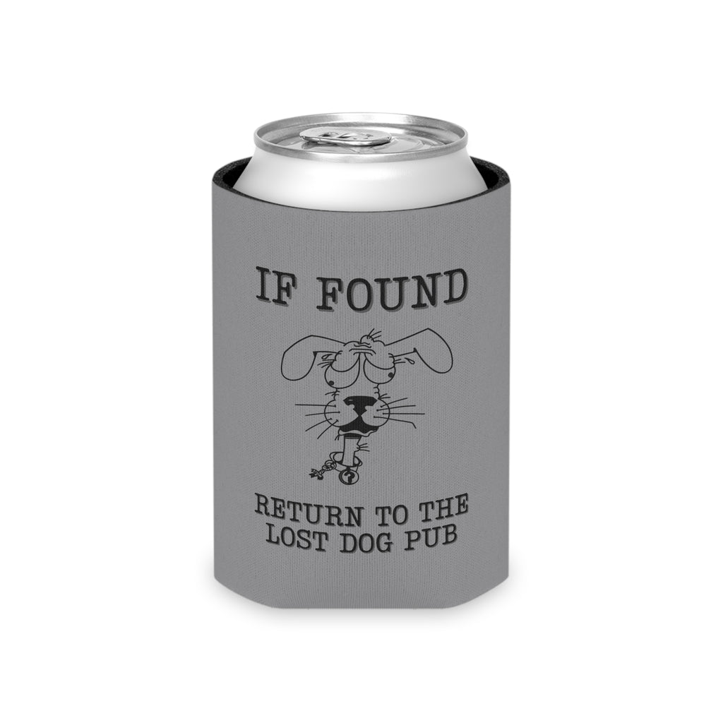 Grey If Found Koozie