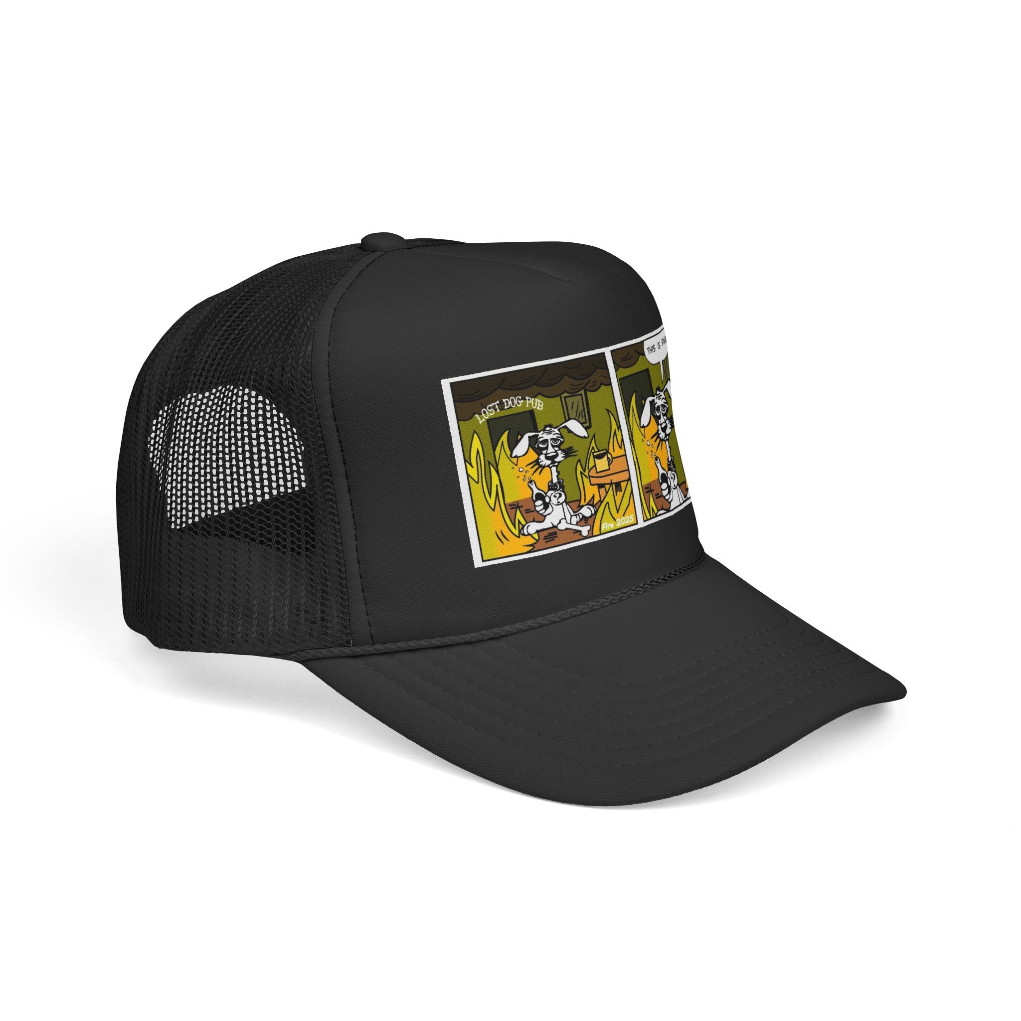 This Is Fine Trucker Hat