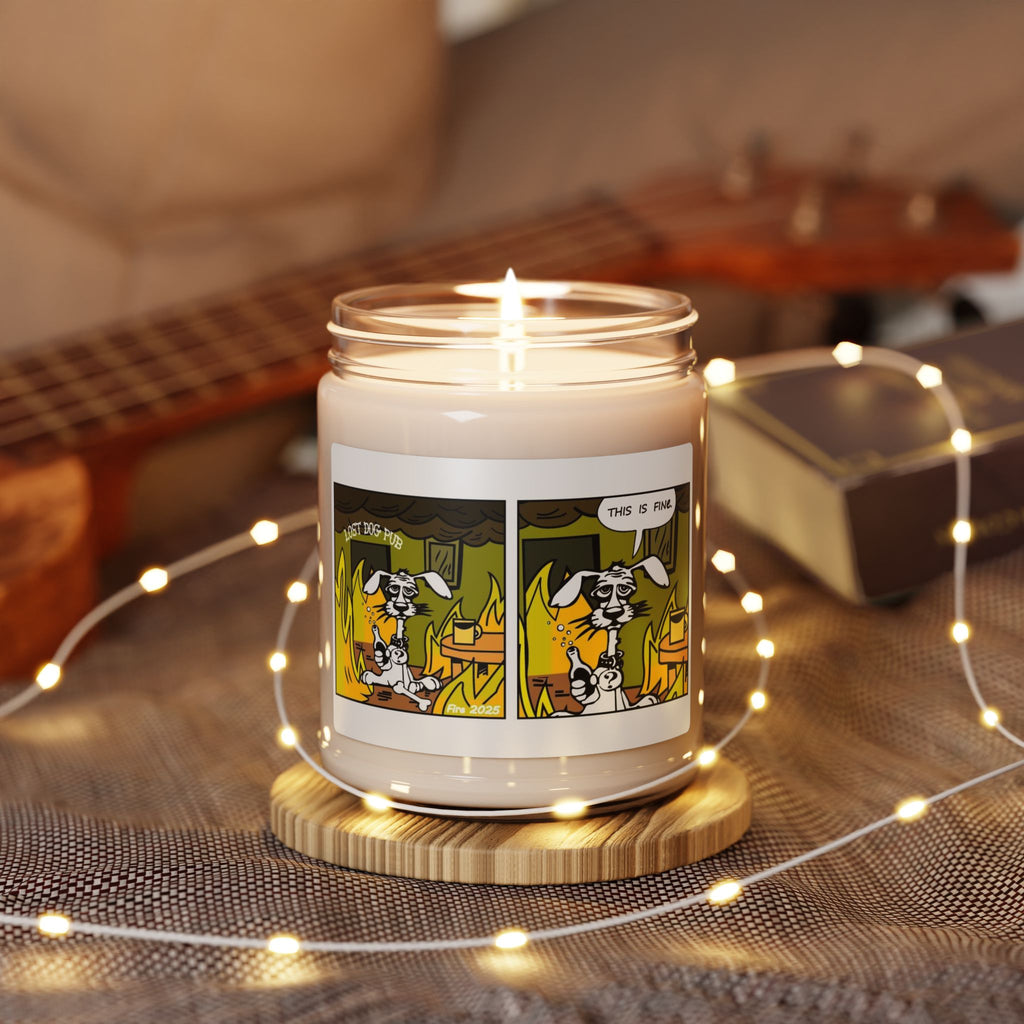 This Is Fine Candle