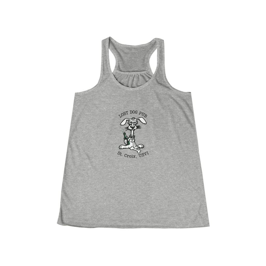 Lost Dog Pub Dog Ladies Flowy Tank