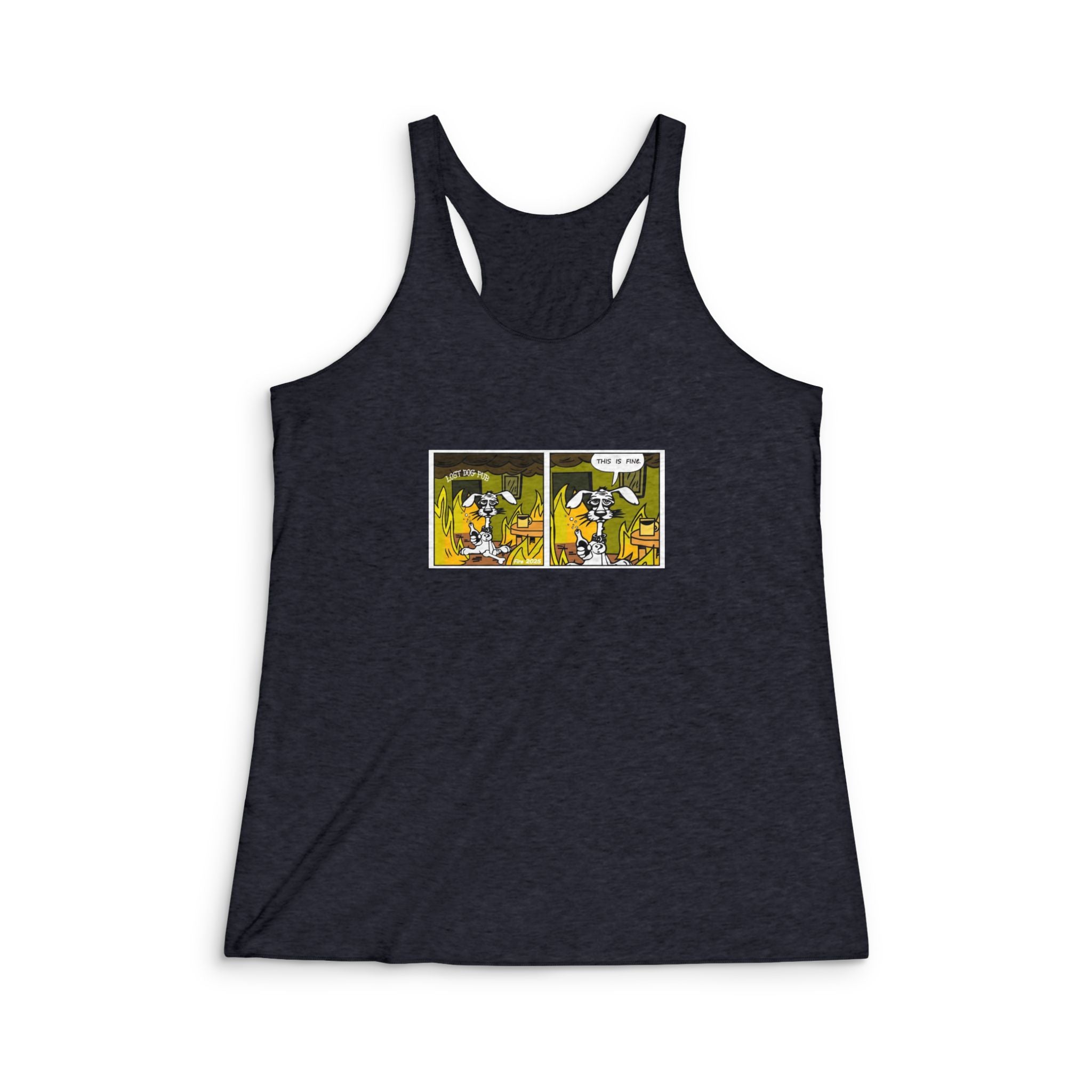 This is Fine Ladies Racerback Tank