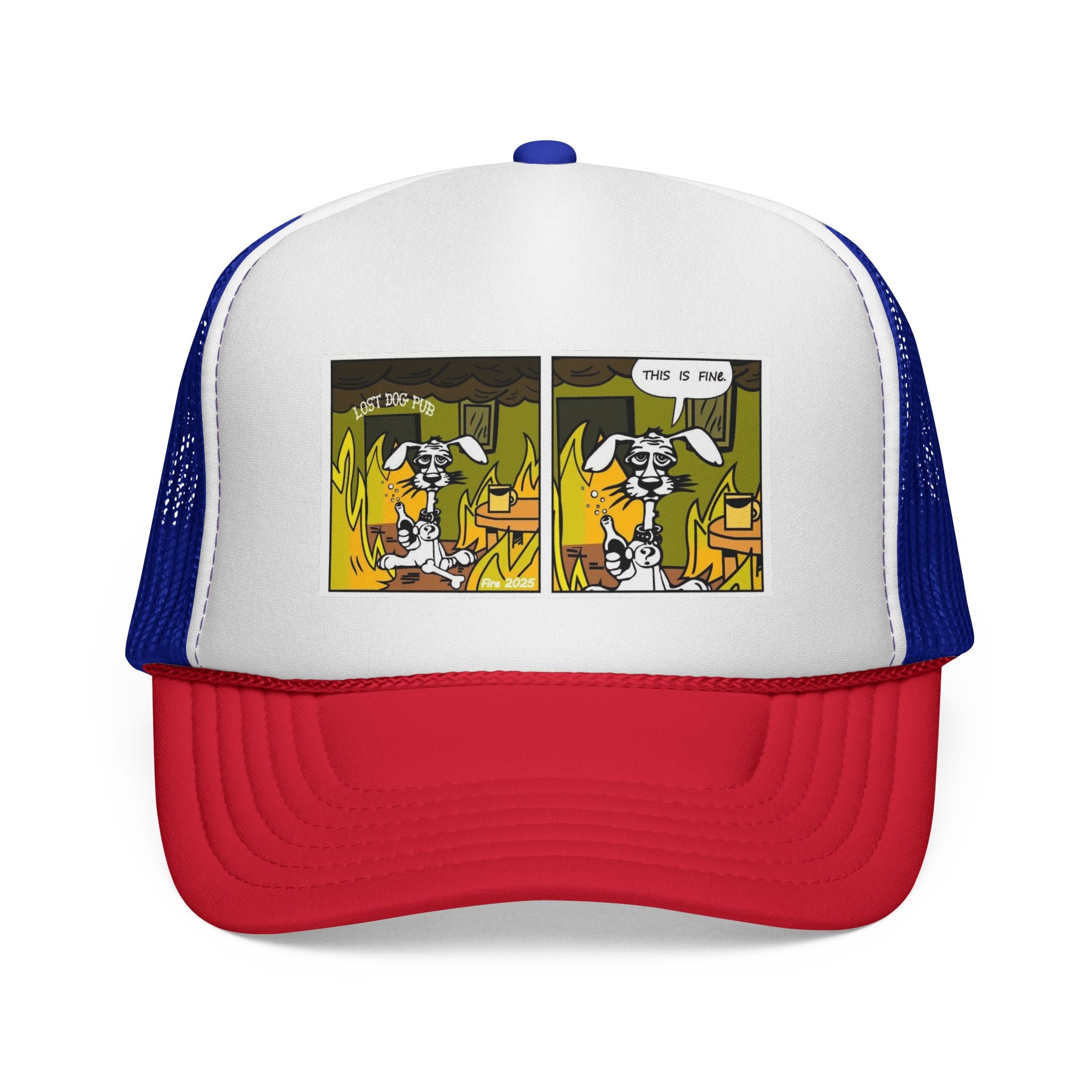 This Is Fine Trucker Hat