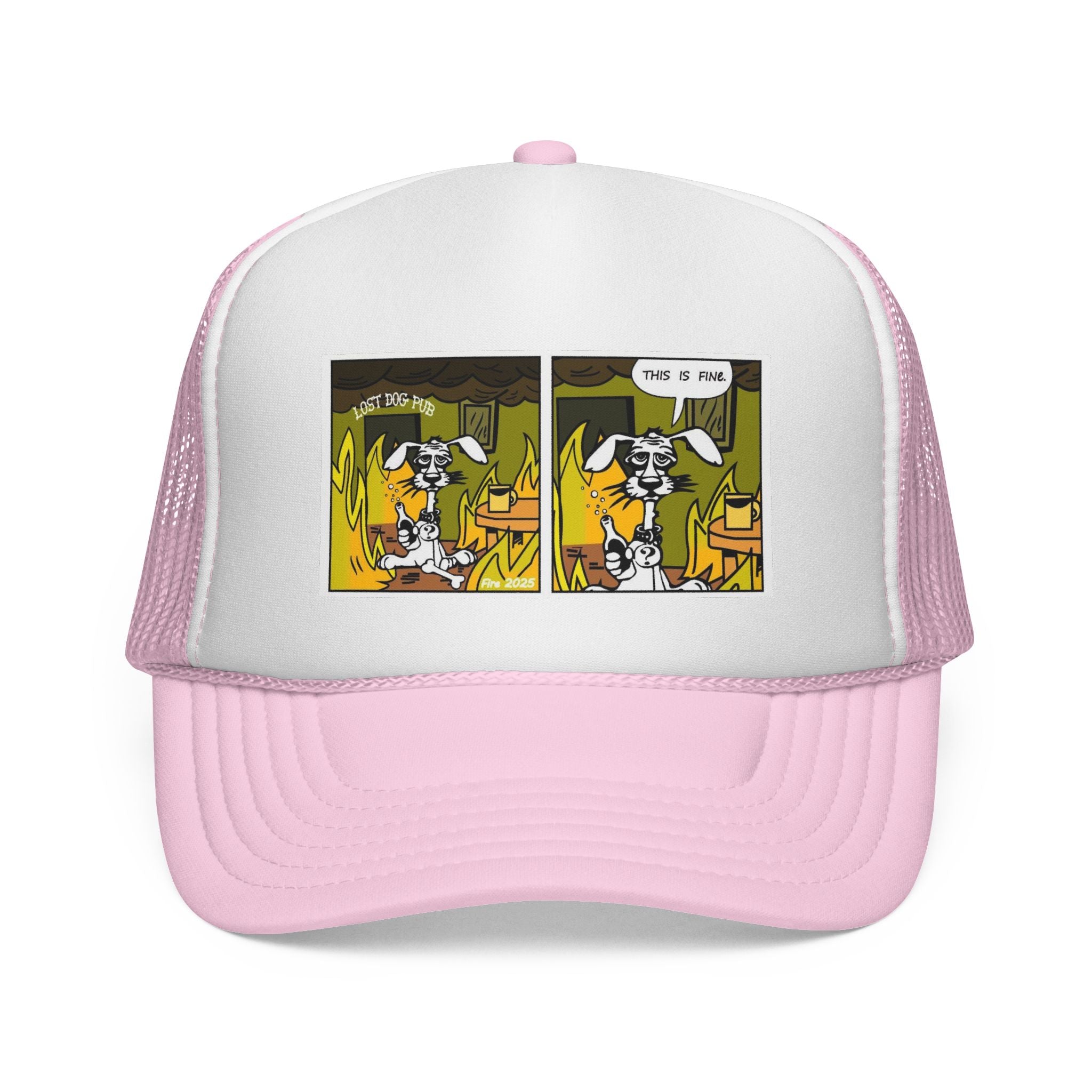 This Is Fine Trucker Hat