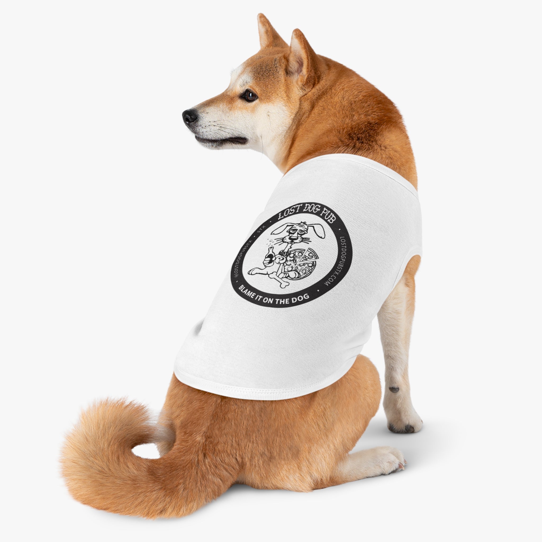 Lost Dog Logo Dog Tee